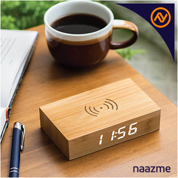 Bamboo-Wireles- Charger-with-Clock-NWG-2-JU-WCP-CLK